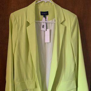 NWT Neon Open Front Blazer